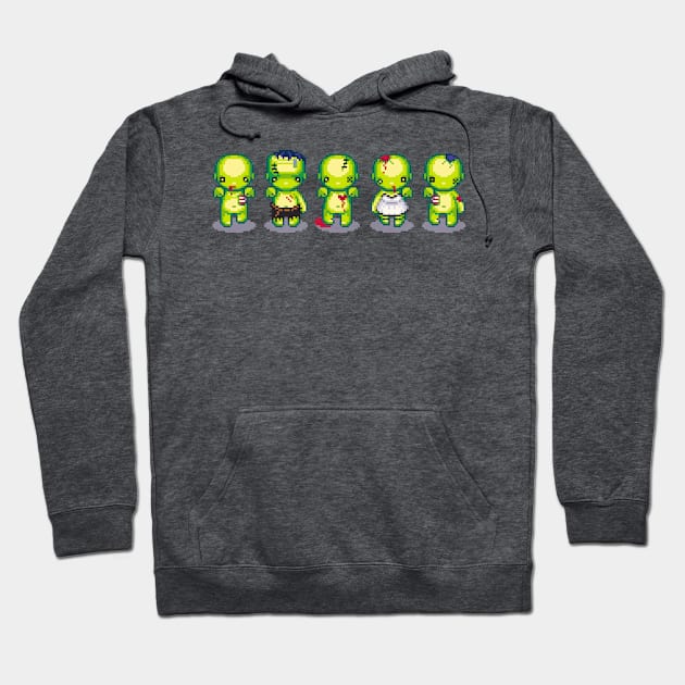 The Zombie Hoard Hoodie by iamnotadoll